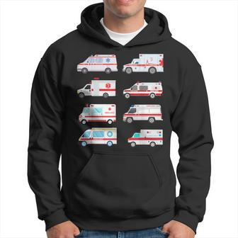 Ambulance Truck Birthday Emt For Boys Girls Toddlers Hoodie - Seseable