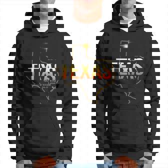 America Eclipse 2024 Texas Usa Total Solar Eclipse Hoodie - Seseable