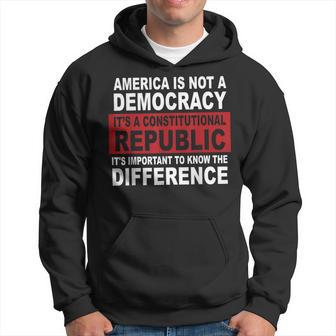 America Is Not A Democracy It’S A Constitutional Republic Hoodie - Monsterry AU