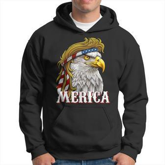 America Patriotic Usa Flag Eagle Of Freedom 4Th Of July Hoodie - Monsterry