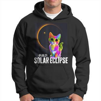 America Totality 04 08 24 Total Solar Eclipse 2024 Cute Cat Hoodie - Thegiftio UK