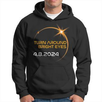 America Totality Solar Eclipse 2024 Turn Around Bright Eyes Hoodie - Monsterry AU