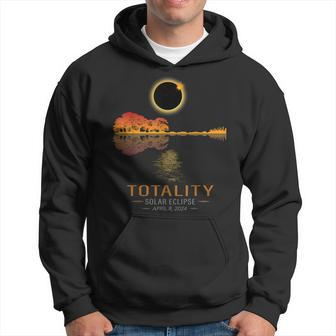 America Totality Spring 4 08 24 Total Solar Eclipse Guitar Hoodie - Seseable
