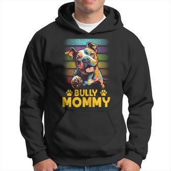 American Bully Mommy Proud Canine Dog Mother Hoodie - Monsterry