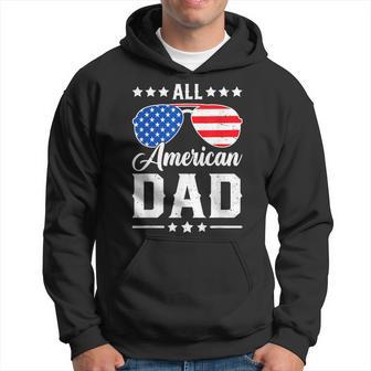All American Dad 4Th Of July Patriotic Usa Matching Hoodie - Thegiftio UK