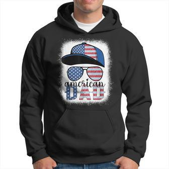 American Dad 4Th Of July Usa Flag Glasses American Family Hoodie - Monsterry DE