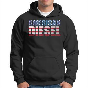 American Diesel Truck Diesel Flag Usa America Hoodie - Monsterry AU