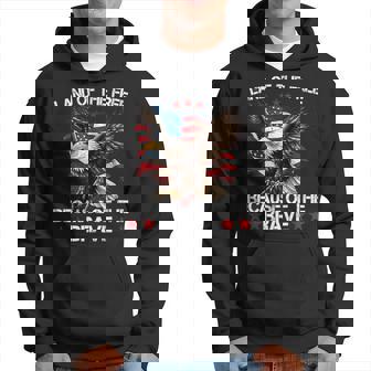 American Flag Eagle Land Of The Free Because Of The Brave Hoodie - Seseable