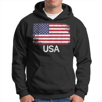 American Flag Vintage Made In Usa United States Hoodie - Monsterry AU