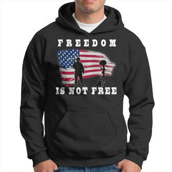American Flag T Freedom Is Not Free Hoodie - Monsterry