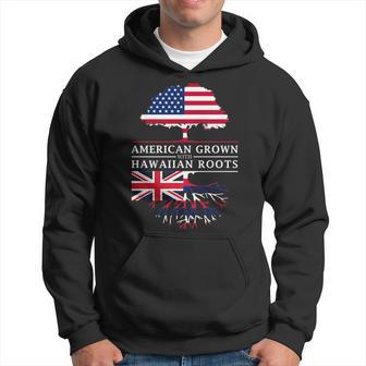 American Grown With Hawaiian Roots Hawaii Hoodie - Monsterry CA