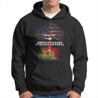 American Raised With Sicilian Roots Sicily Hoodie - Monsterry UK