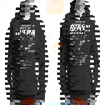 Anatomy Of A Doberman Pinscher Dog Hoodie | Mazezy