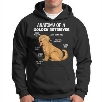 Anatomy Of A Golden Retriever Hoodie - Seseable