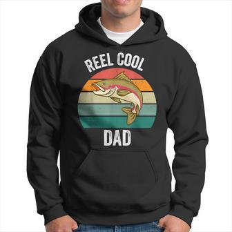 Angelrolle Cool Dadatertag Lustig Bass Papa Opa Kapuzenpullover - Geschenkecke