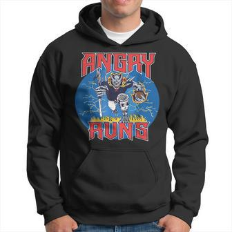 Angry Runs Good Morning Football Sport Lover Vintage Hoodie - Monsterry CA