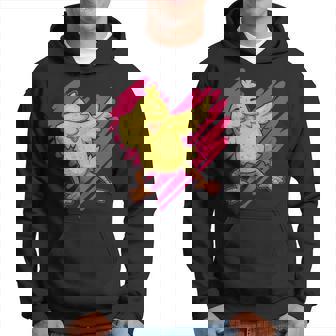 Animal De Granja Granjero Corazón Gallina Dabbing Pollo Sudadera - Regaloses