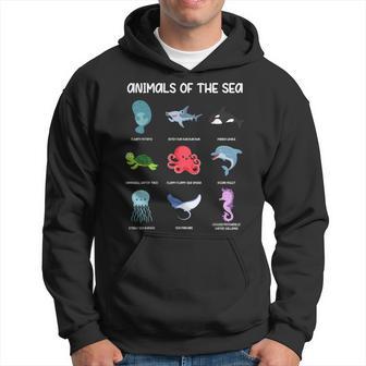 Animals Of The Sea Ocean Animal Alternative Name Hoodie - Monsterry CA