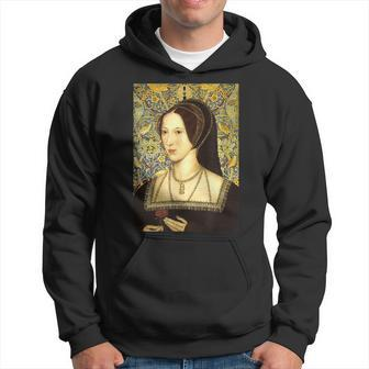 Anne Boleyn Portrait Hoodie - Seseable