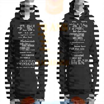 Anniversaire 73 Ans Drôle 1947 Idée Cadeau Fête Anniv Sweat à capuche - Cadeauxyz