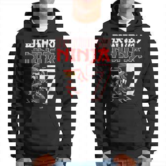 Anniversaire Ninja J'ai 7 Ans 7 Ans Fête D'anniversaire Meilleur Garçon Sweat à capuche - Cadeauxyz