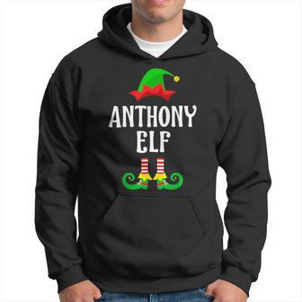 Anthony Elf Personalized Name Christmas Family Matching Hoodie - Seseable