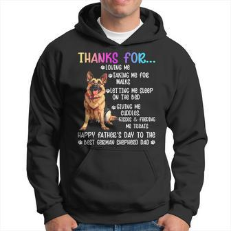 Apparel Thanks For Loving Me Happy Father's Day Best Dog Dad Hoodie - Seseable