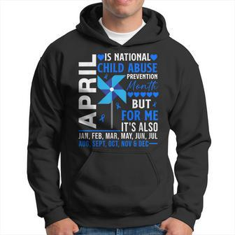April Is National Child Abuse Prevention Month Pinwheel Hoodie - Seseable