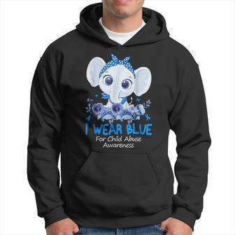 In April We Wear Blue Cool Child Abuse Prevention Awareness Hoodie - Monsterry