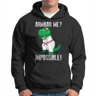 Armbar Me Impossible Cool Judo Dinosaur Hoodie - Monsterry DE