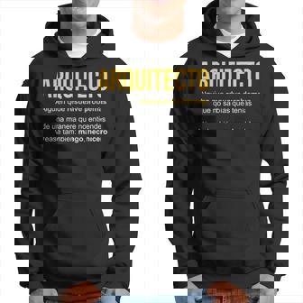 Arquitecto Definición Regalo Arquitecto Sudadera - Regaloses