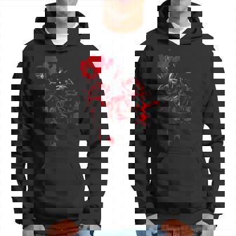 Art De Fleurs Roses Rouges Sweat à capuche - Cadeauxyz