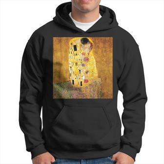 Art Nouveau Kiss Klimt Sexy Beautiful Elegant Love Trust Hoodie - Monsterry UK