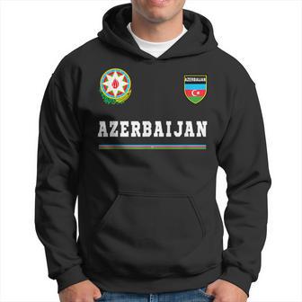 Aserbaijan Sports Football Flag Football Te- Hoodie - Geschenkecke