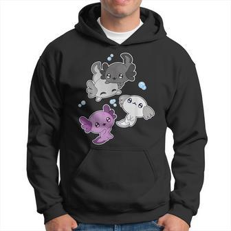 Asexual Axolotl Lgbt Demisexual Ace Pride Flag Pet Aquarium Hoodie - Monsterry AU