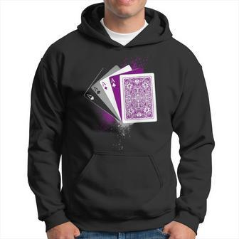 Asexuality Flag Ace Queer Playing Cards Demi Asexual Hoodie - Thegiftio UK
