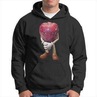 Me Asf Apple Apple With Face Meme Wapple Hoodie - Seseable