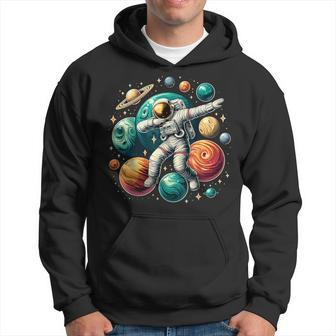 Astronaut Dabbing Planets Astronaut Science Space Hoodie | Mazezy