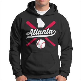 Atlanta Baseball Vintage Georgia State Pride Love City Dark Hoodie - Monsterry UK