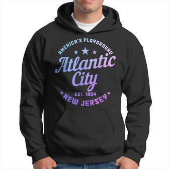 Atlantic City New Jersey Est 1854 Pride Vintage Hoodie - Monsterry