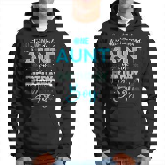 Aunt Of The Birthday Boy Winter Onederland Family Hoodie - Thegiftio