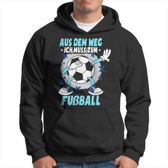 Aus Dem Weg Ich Muss Zum Football Hoodie - Seseable