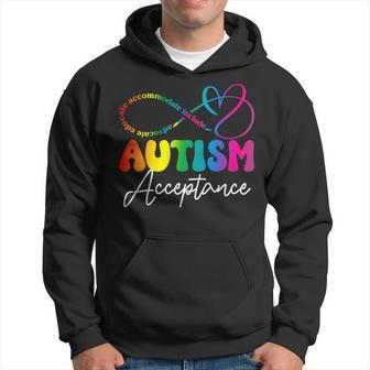 Autism Awareness Acceptance Infinity Symbol Women Hoodie - Seseable