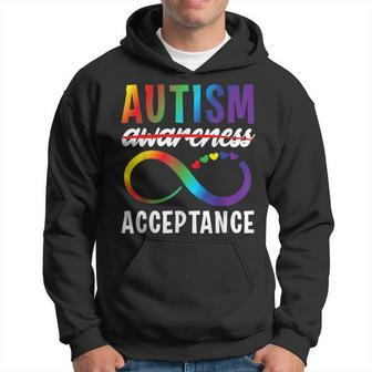 Autism Awareness Acceptance Not Awareness Autistic Child Hoodie - Thegiftio UK