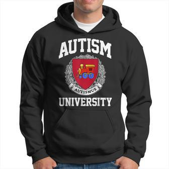 Autism Awareness University Puzzle Pieces Support Autismus Hoodie - Seseable