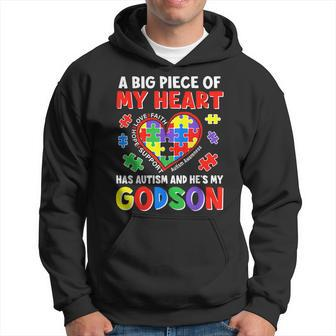 Autism Godparents Autism Awareness Godson Support Hoodie - Seseable