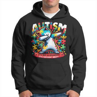 Autism It's Not A Disability It's A Different Ability Puzzle Hoodie - Monsterry