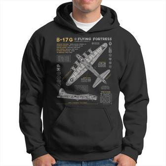 B-17 Flying Fortress Ww2 B-17G Bomber Vintage Aviation Hoodie - Monsterry CA