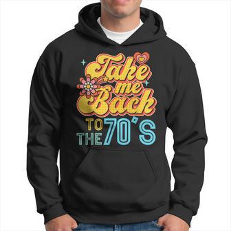Take Me Back To The 70'S Vintage Retro 70'S Hoodie - Thegiftio UK