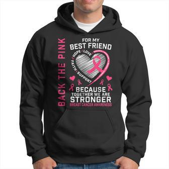 Back The Pink Best Friend Breast Cancer Awareness Bff Hoodie - Monsterry AU